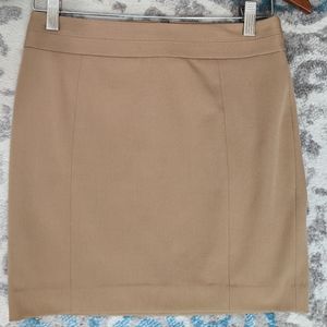 Express Tan short skirt size 0